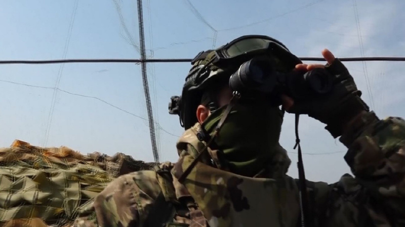 Военнослужащие полка группировки войск «Днепр» оттачивают технику штурма опорных пунктов ВСУ. АНО "ЗаМедиа"