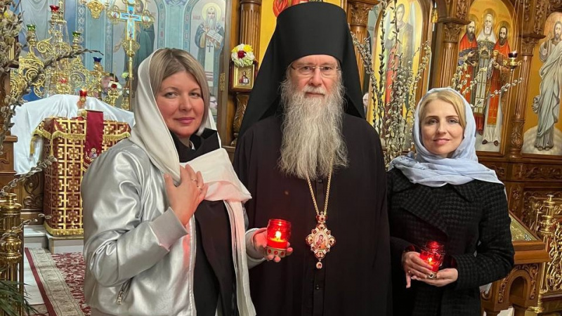 Благодатный огонь прибыл в кафедральный собор города Бердянска. АНО "ЗаМедиа"